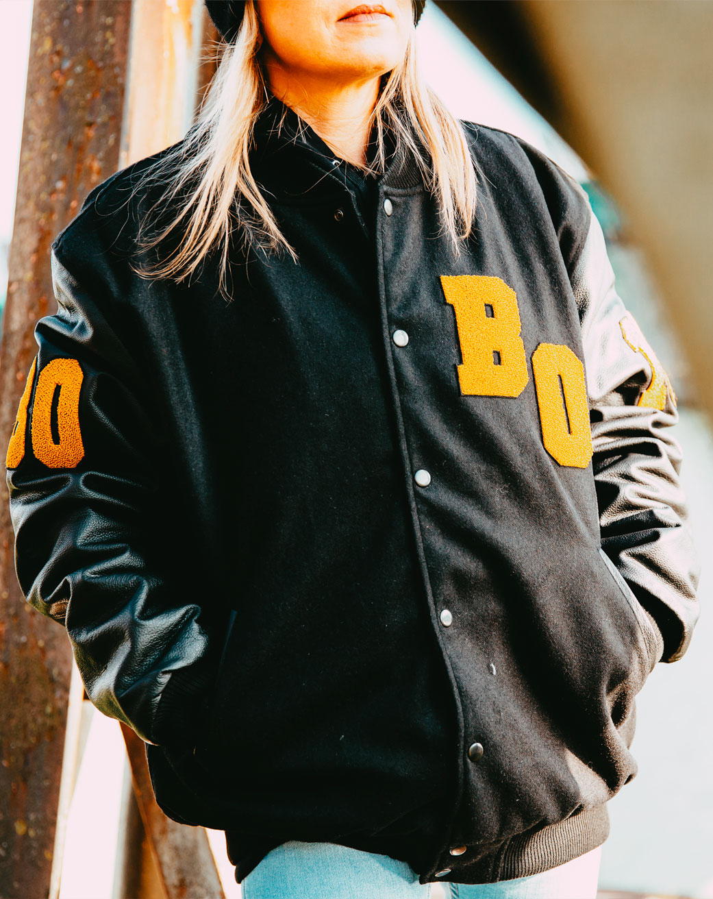 Baseballjacke Frankfurt 1980