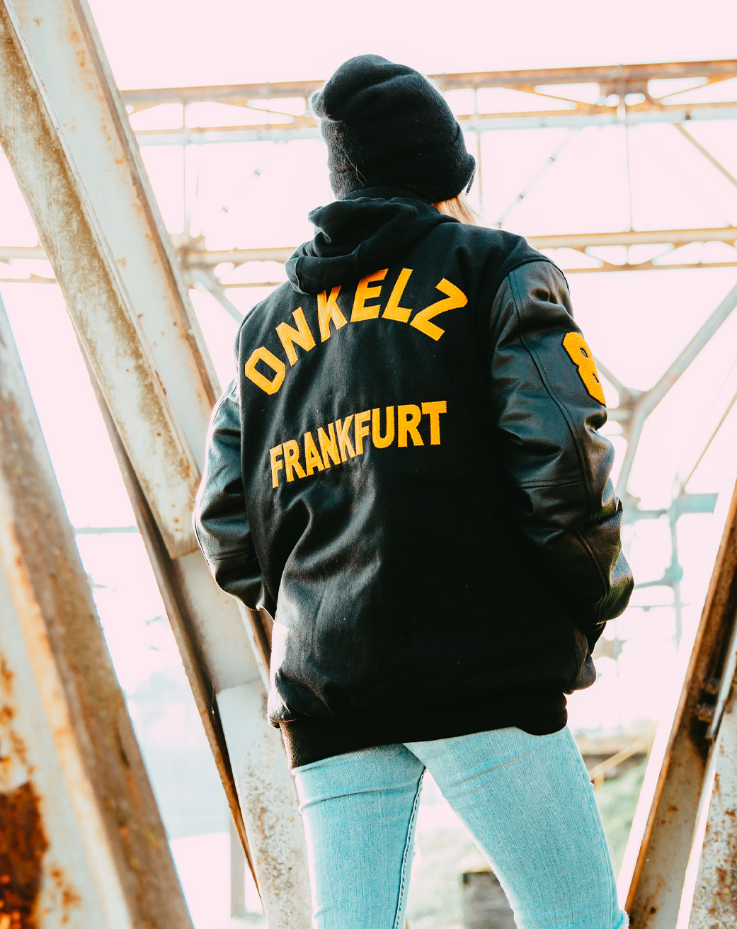 Baseballjacke Frankfurt 1980