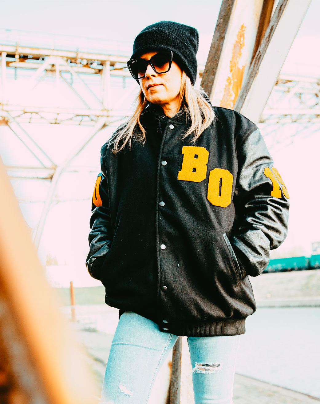 Baseballjacke Frankfurt 1980