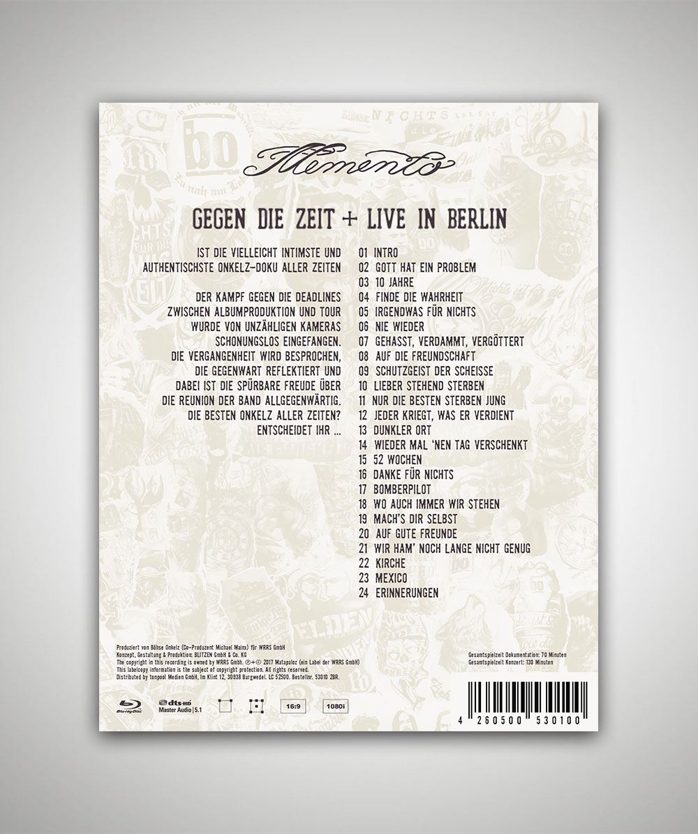 Memento - Gegen die Zeit + Live in Berlin